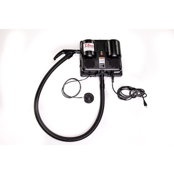 Storm Blow-Off Station Personnel Blow-Off System, 120VAC w/Foot Switch Control, 6' Nema Cord SBS10-CF120N - main